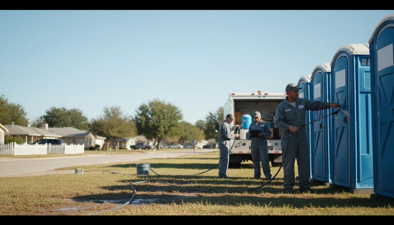 Long-Term Portable Toilet Rental in Cleveland, AR near me